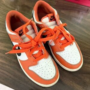 Nike 3Y HALLOWEEN Orange Black and White Sneakers